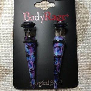 Purple/blue faux tapers